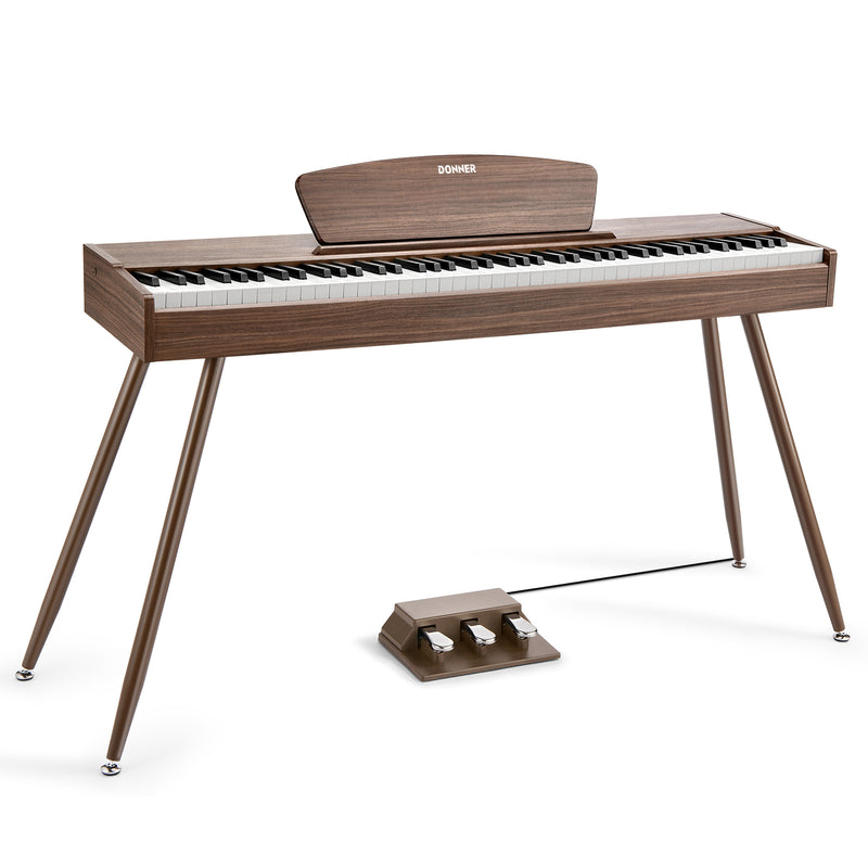 Donner DDP-80 pianoforte digitale domestico a 88 tasti stile in legno