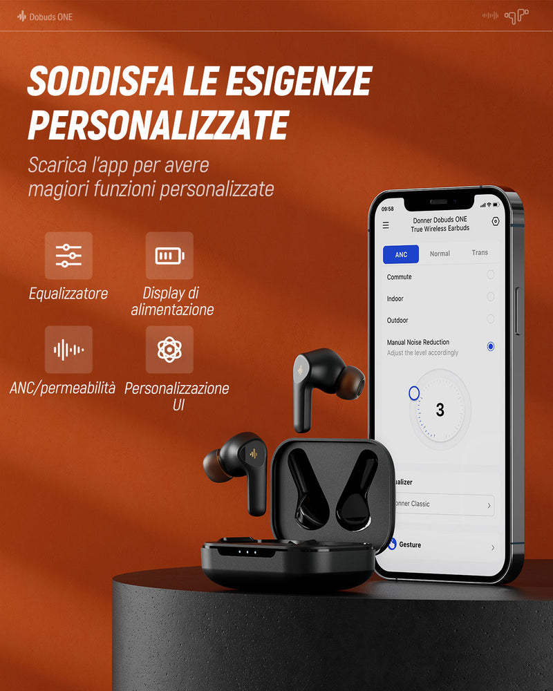 Donner Dobuds ONE auricolari bluetooth impermeabili