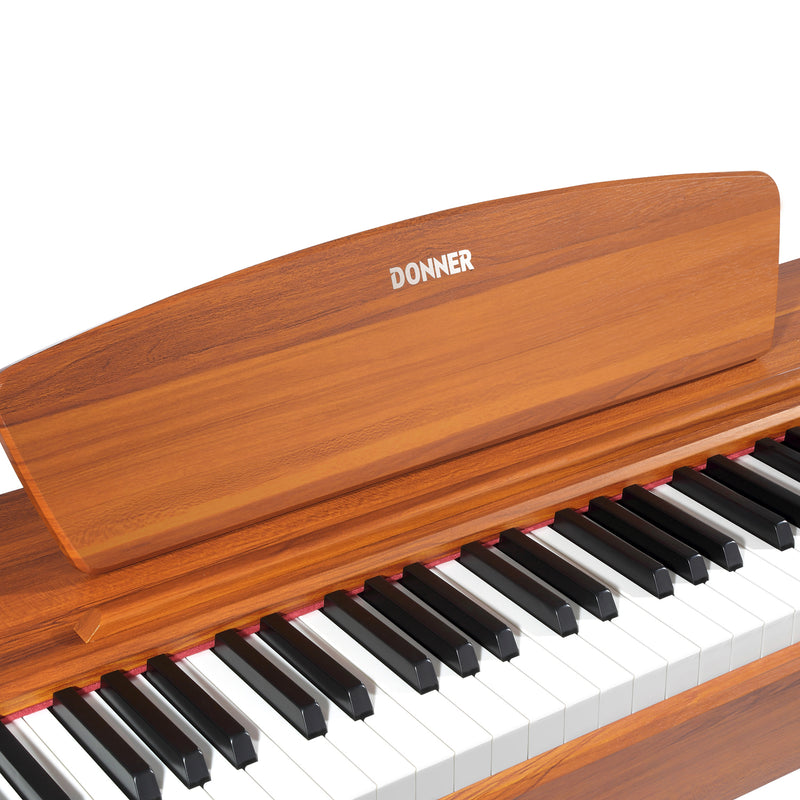 Donner DDP-80 pianoforte digitale domestico a 88 tasti stile in legno