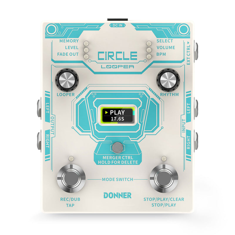 Donner effetto per chitarra circle Looper