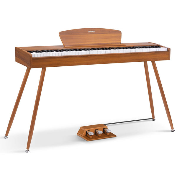 Donner DDP-80 pianoforte digitale domestico a 88 tasti stile in legno