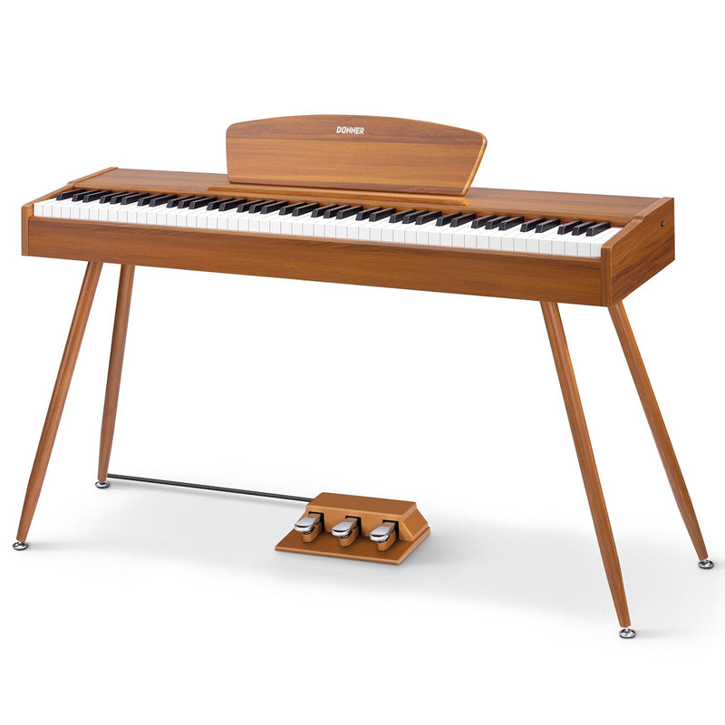 Donner DDP-80 pianoforte digitale domestico a 88 tasti stile in legno