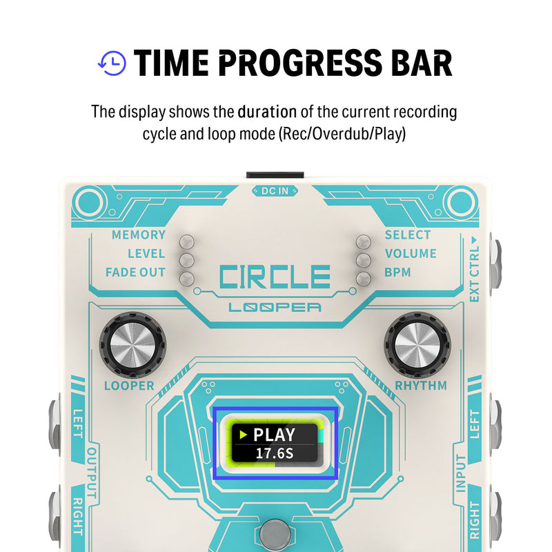 Donner effetto per chitarra circle Looper