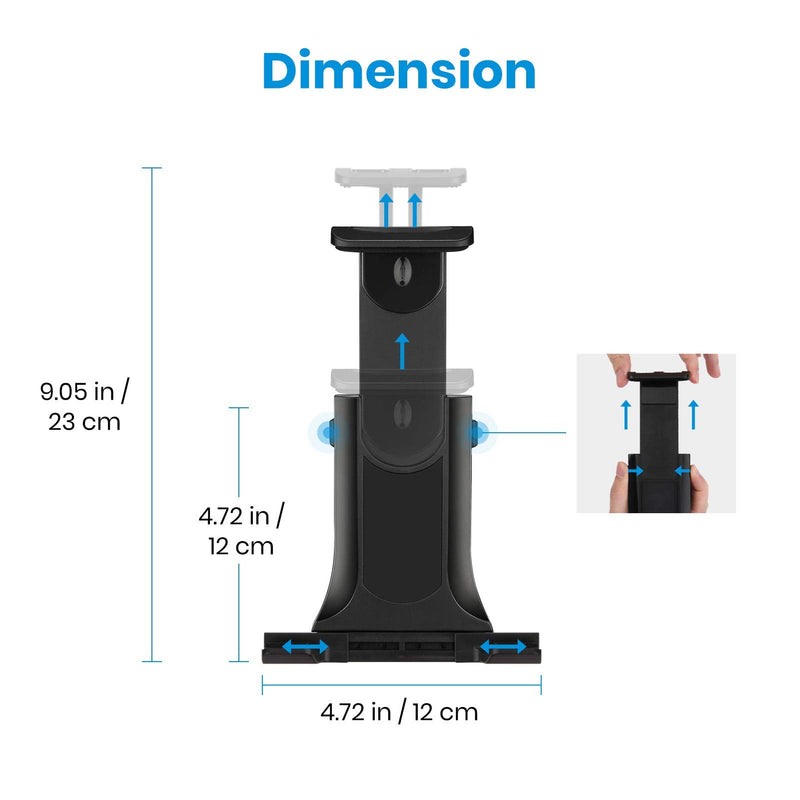 Moukey Adjustable Tablet Holder for Microphone Stands