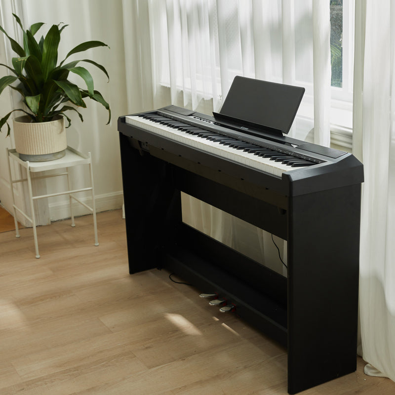 Donner DEP-10 pianoforte digitale verticale 88 tasti semi-pesata con supporto