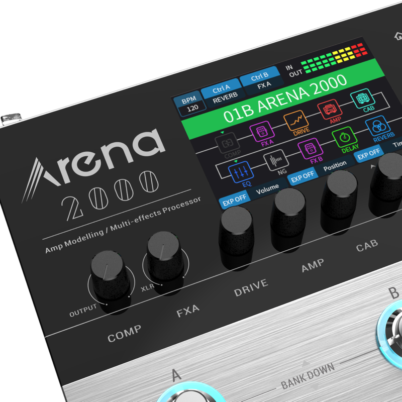 Donner-Arena-2000-Multi-Effects-Guitar-Pedal-Modeling-Multi-Effects-Processor